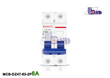 6Amp Double Pole Circuit Breaker / Plastic Small C Curve Circuit Breaker