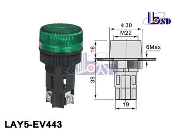 LAY5（XB2）-EV443 green color spring return flat button push button swithes